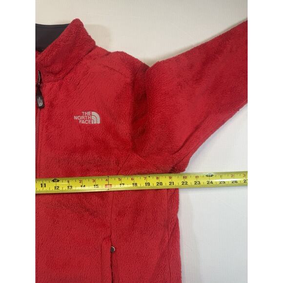 The North Face Women’s Full Zip Fleece Jacket Red Size Large - Picture 5 of 8